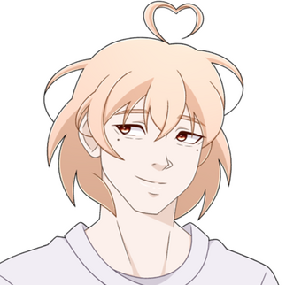 Morty ☆ Pronouns: he/him ☆ Sexuality: gay ☆ Birthday: 11th of June ☆ Sign: gemini ☆ Personality: quirky ☆ Family: n/a ☆ Partner: Irim ☆ Favorite color: peach