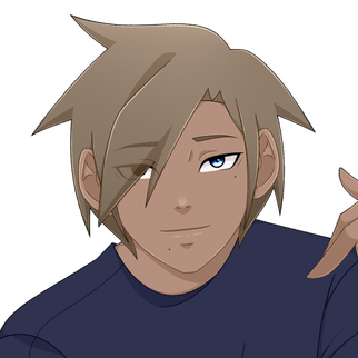 Shin Hayashi ☆ Pronouns: he/him ☆ Sexuality: gay ☆ Birthday: 5th of May ☆ Sign: taurus ☆ Personality: awkward ☆ Family: -Shina Hayashi (sister) ☆ Partner: Hachiro Namisake ☆ Favorite color: blue